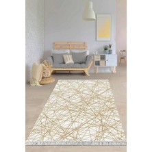 Viyana Home Dijital Baskılı Kaymaz Taban Yıkanabilir Modern Salon Halısı Mutfak Halısı Yolluk VH-HY-909