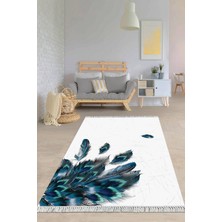 Viyana Home Dijital Baskılı Kaymaz Taban Yıkanabilir Modern Salon Halısı Mutfak Halısı Yolluk VH-HY-956