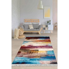 Viyana Home Dijital Baskılı Kaymaz Taban Yıkanabilir Modern Salon Halısı Mutfak Halısı Yolluk VH-HY-942