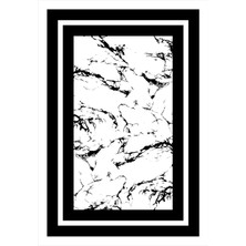 Viyana Home Dijital Baskılı Kaymaz Taban Yıkanabilir Çerçeveli Salon Halısı Mutfak Halısı Yolluk VH-HY-964