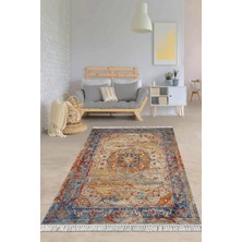 Viyana Home Dijital Baskılı Kaymaz Taban Yıkanabilir Modern Salon Halısı Mutfak Halısı Yolluk VH-HY-1254