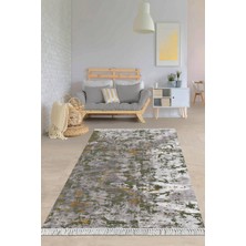Viyana Home Dijital Baskılı Kaymaz Taban Yıkanabilir Modern Salon Halısı Mutfak Halısı Yolluk VH-HY-913
