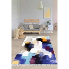 Viyana Home Dijital Baskılı Kaymaz Taban Yıkanabilir Modern Salon Halısı Mutfak Halısı Yolluk VH-HY-827