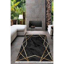 Viyana Home Dijital Baskılı Kaymaz Taban Yıkanabilir Modern Salon Halısı Mutfak Halısı Yolluk VH-HT-1098
