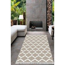 Viyana Home Dijital Baskılı Kaymaz Taban Yıkanabilir Modern Salon Halısı Mutfak Halısı Yolluk VH-HT-1284