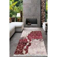 Viyana Home Dijital Baskılı Kaymaz Taban Yıkanabilir Modern Salon Halısı Mutfak Halısı Yolluk VH-HT-1400