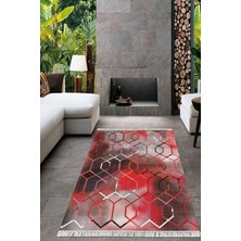 Viyana Home Dijital Baskılı Kaymaz Taban Yıkanabilir Modern Salon Halısı Mutfak Halısı Yolluk VH-HT-1394