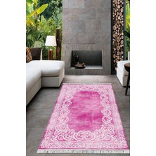 Viyana Home Dijital Baskılı Kaymaz Taban Yıkanabilir Çerçeveli Salon Halısı Mutfak Halısı Yolluk VH-HT-1465