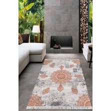 Viyana Home Dijital Baskılı Kaymaz Taban Yıkanabilir Modern Salon Halısı Mutfak Halısı Yolluk VH-HT-1522