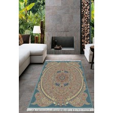 Viyana Home Dijital Baskılı Kaymaz Taban Yıkanabilir Klasik Salon Halısı Mutfak Halısı Yolluk Vh-Ht-66
