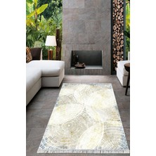Viyana Home Dijital Baskılı Kaymaz Taban Yıkanabilir Modern Salon Halısı Mutfak Halısı Yolluk VH-HT-122