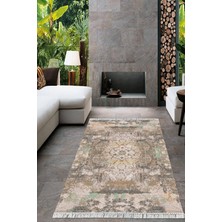 Viyana Home Dijital Baskılı Kaymaz Taban Yıkanabilir Modern Salon Halısı Mutfak Halısı Yolluk VH-HT-137