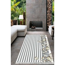 Viyana Home Dijital Baskılı Kaymaz Taban Yıkanabilir Modern Salon Halısı Mutfak Halısı Yolluk VH-HT-200