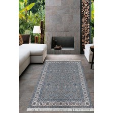 Viyana Home Dijital Baskılı Kaymaz Taban Yıkanabilir Çerçeveli Salon Halısı Mutfak Halısı Yolluk VH-HT-251