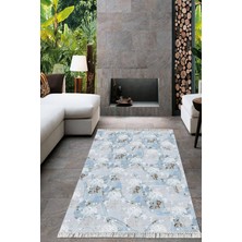 Viyana Home Dijital Baskılı Kaymaz Taban Yıkanabilir Modern Salon Halısı Mutfak Halısı Yolluk VH-HT-253