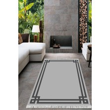 Viyana Home Dijital Baskılı Kaymaz Taban Yıkanabilir Çerçeveli Salon Halısı Mutfak Halısı Yolluk VH-HT-433