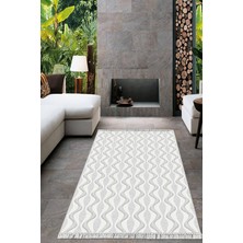 Viyana Home Dijital Baskılı Kaymaz Taban Yıkanabilir Modern Salon Halısı Mutfak Halısı Yolluk VH-HT-471