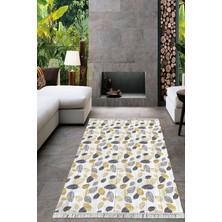 Viyana Home Dijital Baskılı Kaymaz Taban Yıkanabilir Modern Salon Halısı Mutfak Halısı Yolluk VH-HT-476