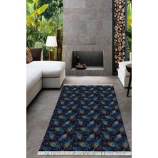 Viyana Home Dijital Baskılı Kaymaz Taban Yıkanabilir Modern Salon Halısı Mutfak Halısı Yolluk VH-HT-475