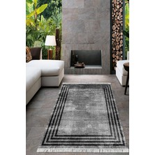 Viyana Home Dijital Baskılı Kaymaz Taban Yıkanabilir Çerçeveli Salon Halısı Mutfak Halısı Yolluk VH-HT-486
