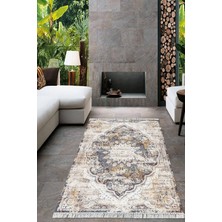 Viyana Home Dijital Baskılı Kaymaz Taban Yıkanabilir Modern Salon Halısı Mutfak Halısı Yolluk VH-HT-631