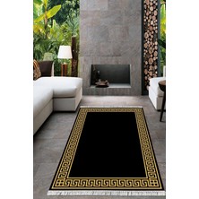 Viyana Home Dijital Baskılı Kaymaz Taban Yıkanabilir Çerçeveli Salon Halısı Mutfak Halısı Yolluk VH-HT-717