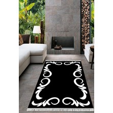 Viyana Home Dijital Baskılı Kaymaz Taban Yıkanabilir Çerçeveli Salon Halısı Mutfak Halısı Yolluk VH-HT-866