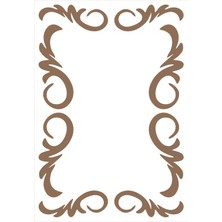 Viyana Home Dijital Baskılı Kaymaz Taban Yıkanabilir Çerçeveli Salon Halısı Mutfak Halısı Yolluk VH-HT-873