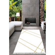 Viyana Home Dijital Baskılı Kaymaz Taban Yıkanabilir Modern Salon Halısı Mutfak Halısı Yolluk VH-HT-959