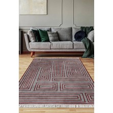 Viyana Home Dijital Baskılı Kaymaz Taban Yıkanabilir Salon Halısı Mutfak Halısı Yolluk VH-SD-1041