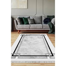 Viyana Home Dijital Baskılı Kaymaz Taban Yıkanabilir Salon Halısı Mutfak Halısı Yolluk VH-SD-1128
