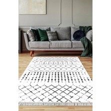 Viyana Home Dijital Baskılı Kaymaz Taban Yıkanabilir Salon Halısı Mutfak Halısı Yolluk VH-SD-1170