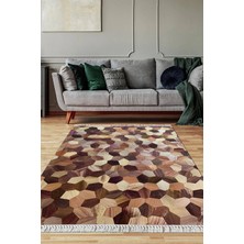 Viyana Home Dijital Baskılı Kaymaz Taban Yıkanabilir Salon Halısı Mutfak Halısı Yolluk VH-SD-165