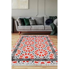 Viyana Home Dijital Baskılı Kaymaz Taban Yıkanabilir Salon Halısı Mutfak Halısı Yolluk VH-SD-811