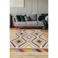 Viyana Home Dijital Baskılı Kaymaz Taban Yıkanabilir Salon Halısı Mutfak Halısı Yolluk Vh-Sm-6