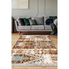 Viyana Home Dijital Baskılı Kaymaz Taban Yıkanabilir Salon Halısı Mutfak Halısı Yolluk Vh-Sm-7