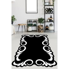 Viyana Home Kaymaz Taban Yıkanabilir Lazer Kesim Salon Halısı Mutfak Halısı Yolluk VHL-HT-1026