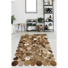 Viyana Home Kaymaz Taban Yıkanabilir Lazer Kesim Salon Halısı Mutfak Halısı Yolluk VHL-HT-1230