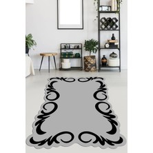 Viyana Home Kaymaz Taban Yıkanabilir Lazer Kesim Salon Halısı Mutfak Halısı Yolluk VHL-SD-500