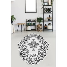 Viyana Home Kaymaz Taban Yıkanabilir Lazer Kesim Salon Halısı Mutfak Halısı Yolluk VHL-HT-887