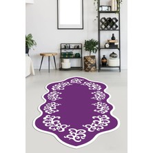 Viyana Home Kaymaz Taban Yıkanabilir Lazer Kesim Salon Halısı Mutfak Halısı Yolluk VHL-SD-131