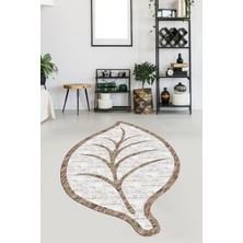 Viyana Home Kaymaz Taban Yıkanabilir Lazer Kesim Salon Halısı Mutfak Halısı Yolluk VHL-SD-489