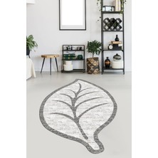 Viyana Home Kaymaz Taban Yıkanabilir Lazer Kesim Salon Halısı Mutfak Halısı Yolluk VHL-SD-490