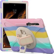 XFashion Galaxy Tab S8 Ultra İçin Tablet Kılıfı - Pembe (Yurt Dışından)