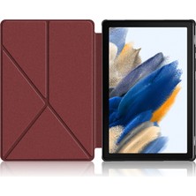 XFashion Galaxy Tab A İçin Tablet Kılıfı - Koyu Kırmızı (Yurt Dışından)