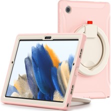 XFashion Galaxy Tab A İçin Tablet Kılıfı - Pembe - Beyaz (Yurt Dışından)