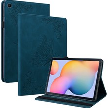 XFashion Galaxy Tab S6 Lite İçin Tablet Kılıfı - Mavi (Yurt Dışından)