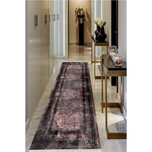 Viyana Home Dijital Baskılı Kaymaz Taban Yıkanabilir Modern Salon Halısı Koridor Halısı Yolluk VHU-SD-281