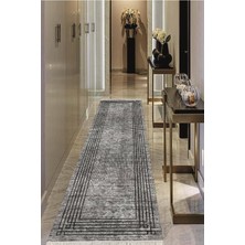 Viyana Home Dijital Baskılı Kaymaz Taban Yıkanabilir Modern Salon Halısı Koridor Halısı Yolluk VHU-SD-1132