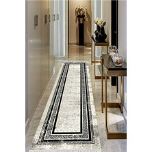 Viyana Home Dijital Baskılı Kaymaz Taban Yıkanabilir Modern Salon Halısı Koridor Halısı Yolluk VHU-SD-1044